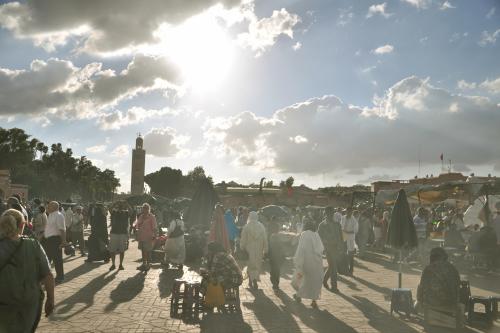 Auf dem Djemaa el Fna Auf dem Djemaa el Fna