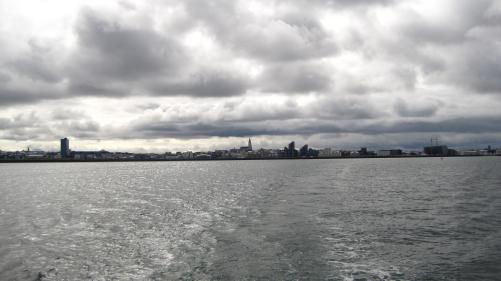 Reykjavik vom Wasser aus Reykjavik vom Wasser aus