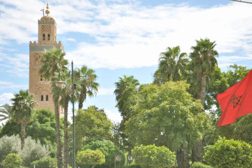 Minarett der Koutoubia Moschee Minarett der Koutoubia Moschee